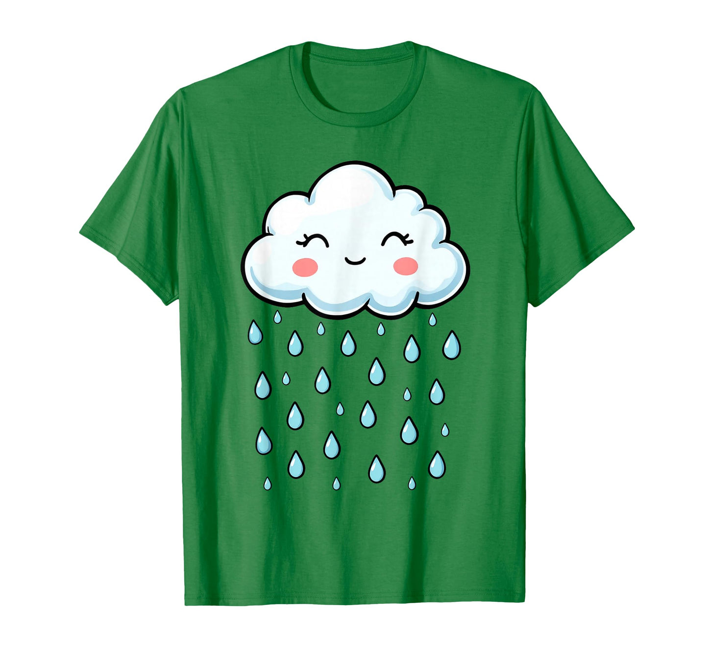 White Cloud Rain Drop Costume Christmas Halloween T-Shirt