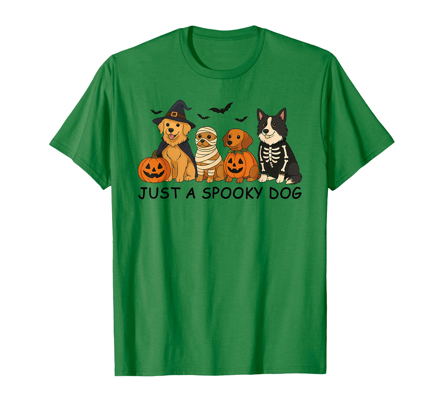Just A Spooky Dog Halloween Dog Men Women T-Shirt