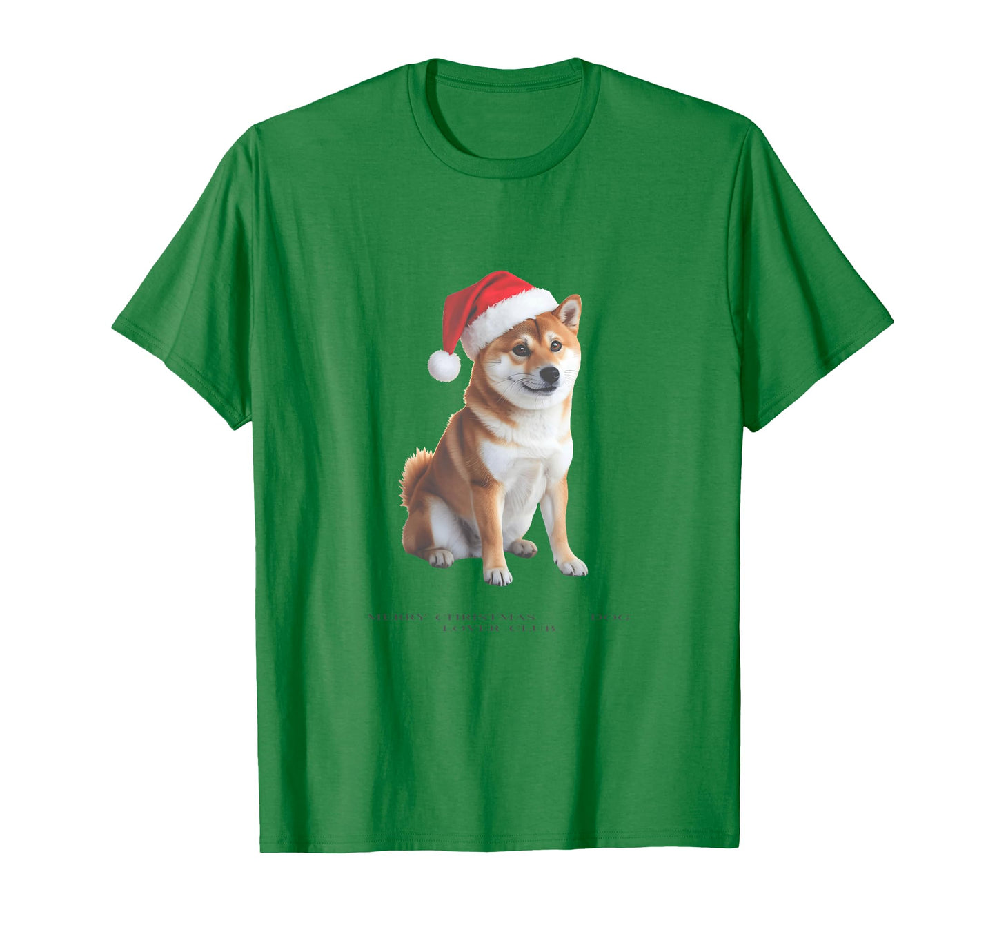 Shiba Inu Christmas Dog Vintage T-Shirt