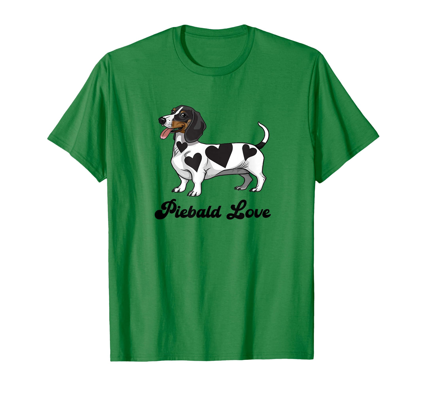 Funny Piebald Love Dachshund Lover T-Shirt