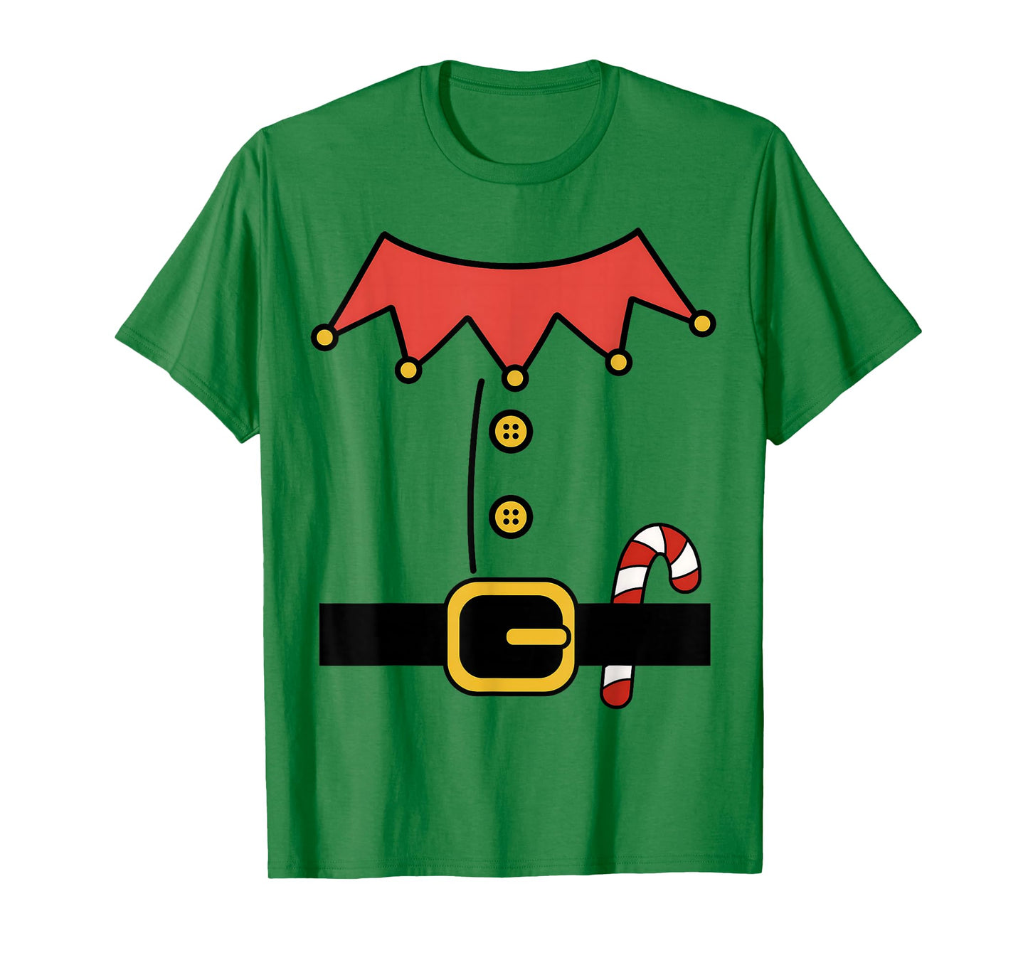 Elf Christmas Halloween Costume Mens Womens Boys Girls Kids T-Shirt