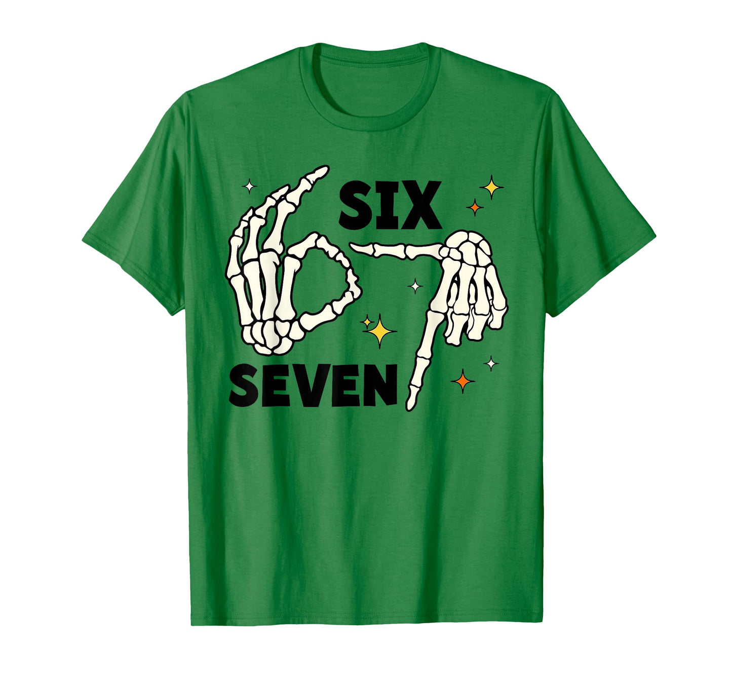 67 Witch Skeleton Hands Sign 67 Meme Halloween Costume Funny T-Shirt