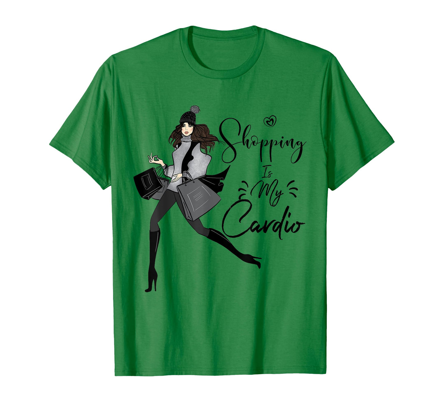 Shopping is my Cardio I Fitness Gym Tee T-Shirt