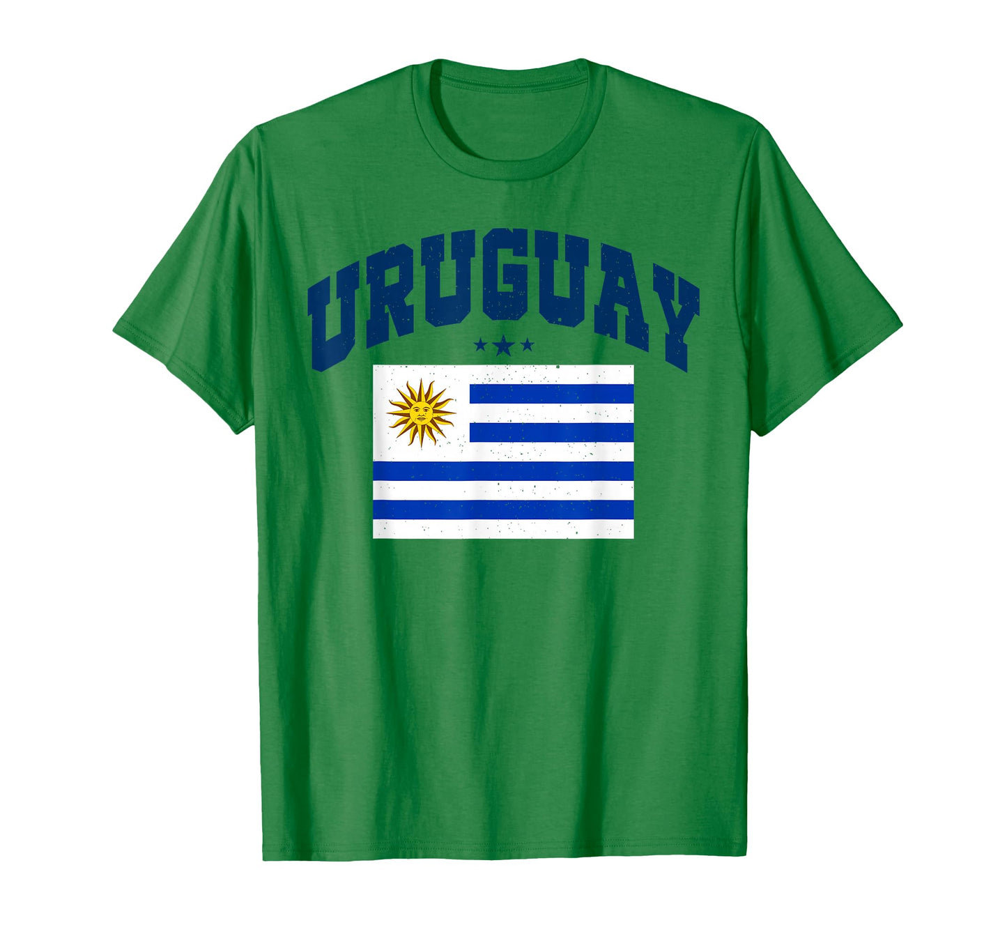 Vintage Uruguay Patriotic Throwback Athletic T-Shirt