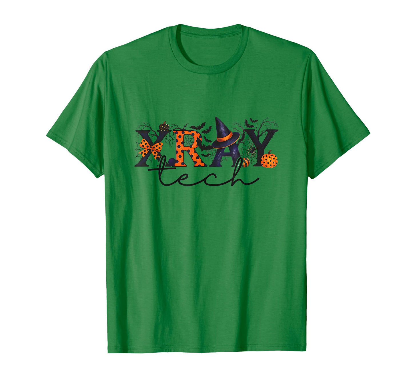 X-ray Tech Halloween Ghost Radiology Tech Ghost Witch Nurse T-Shirt