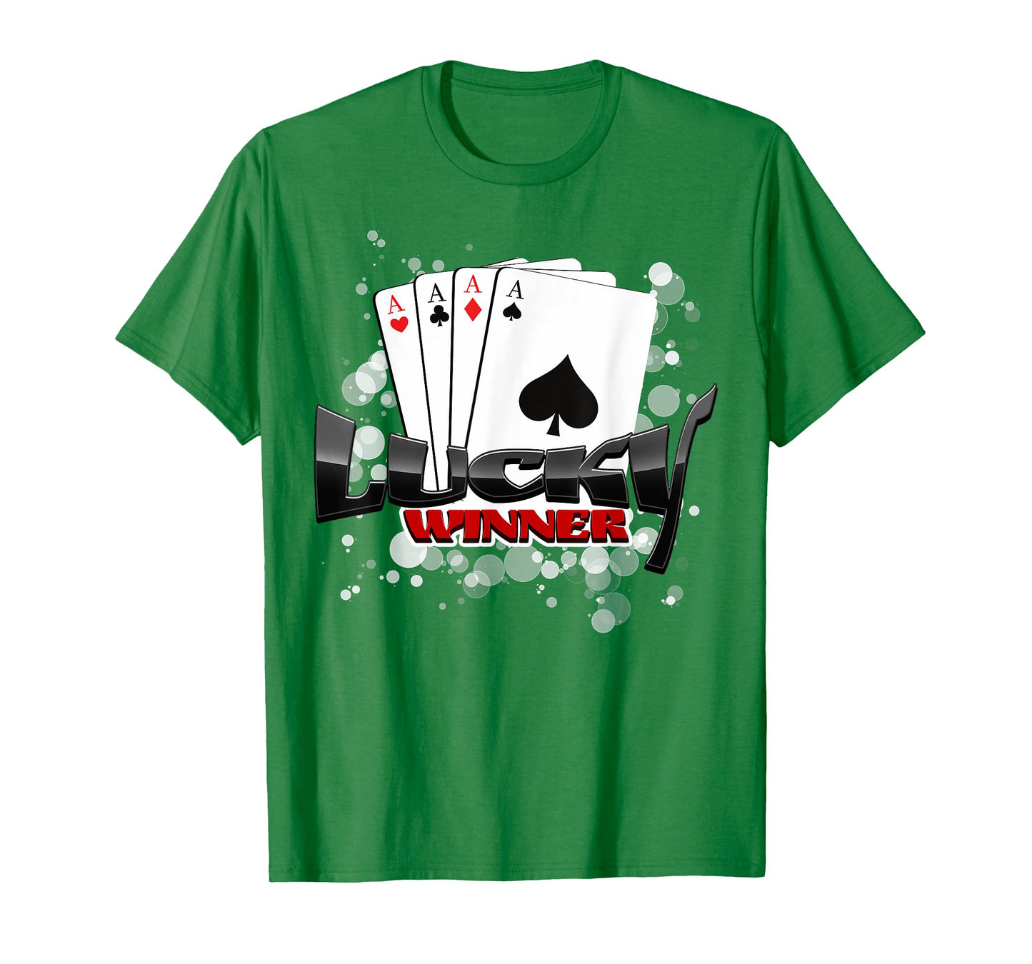 Lucky Winner Aces Playing Cards T Shirt Poker Birthday Gift T-Shirt