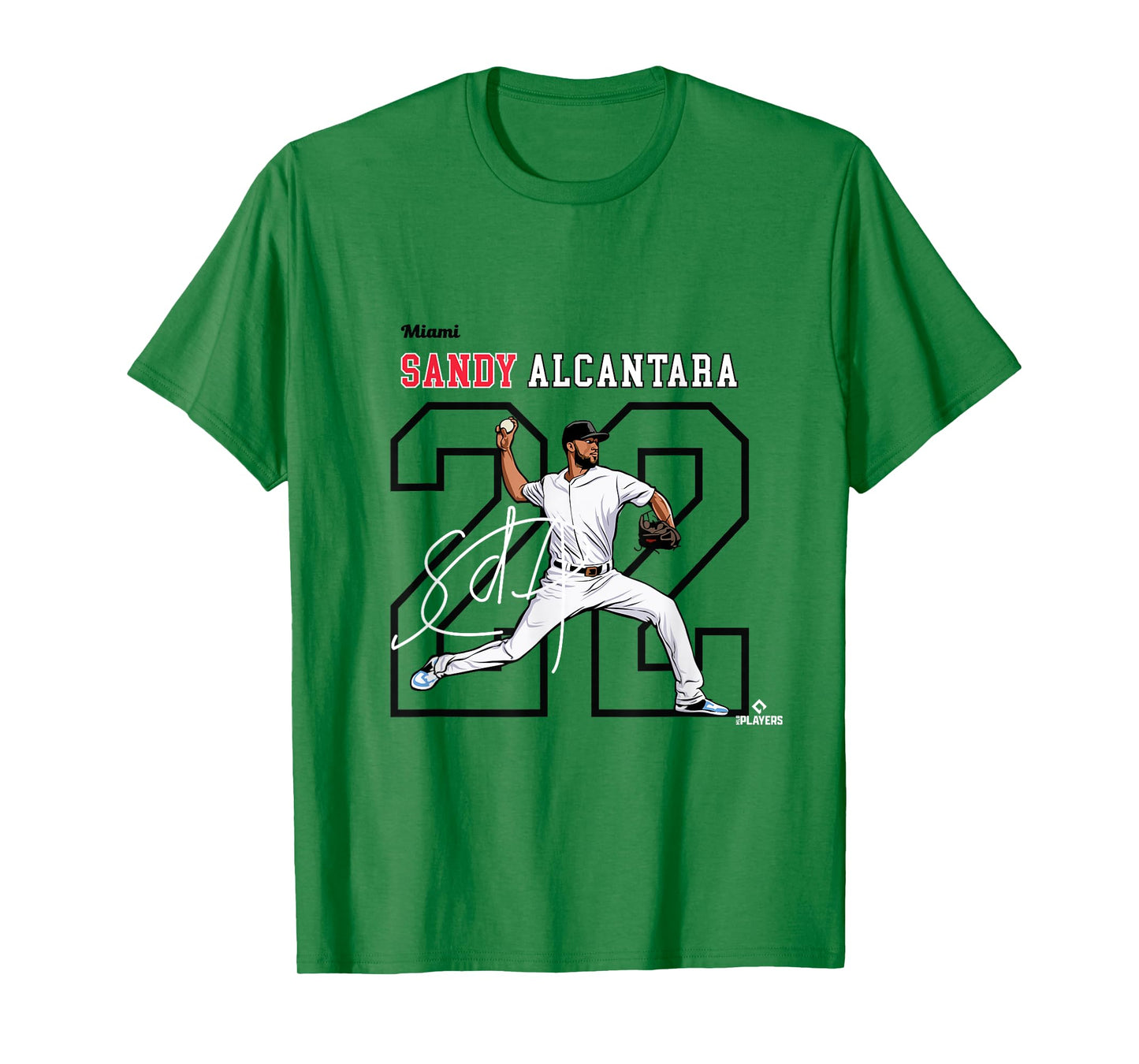 Sandy Alcantara | Miami Baseball Players | MLBSAL3005 T-Shirt