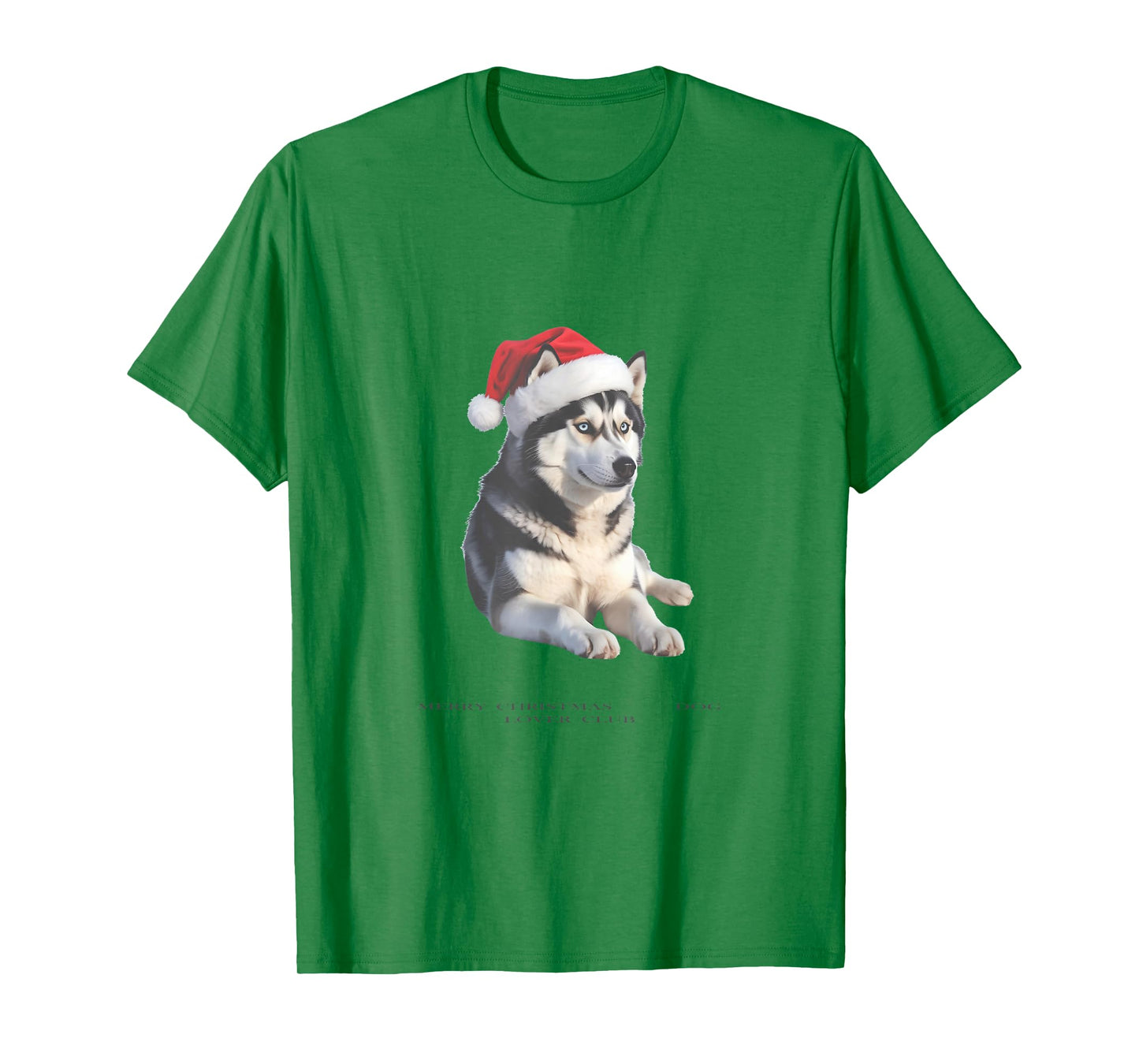 Husky Christmas Dog Vintage T-Shirt