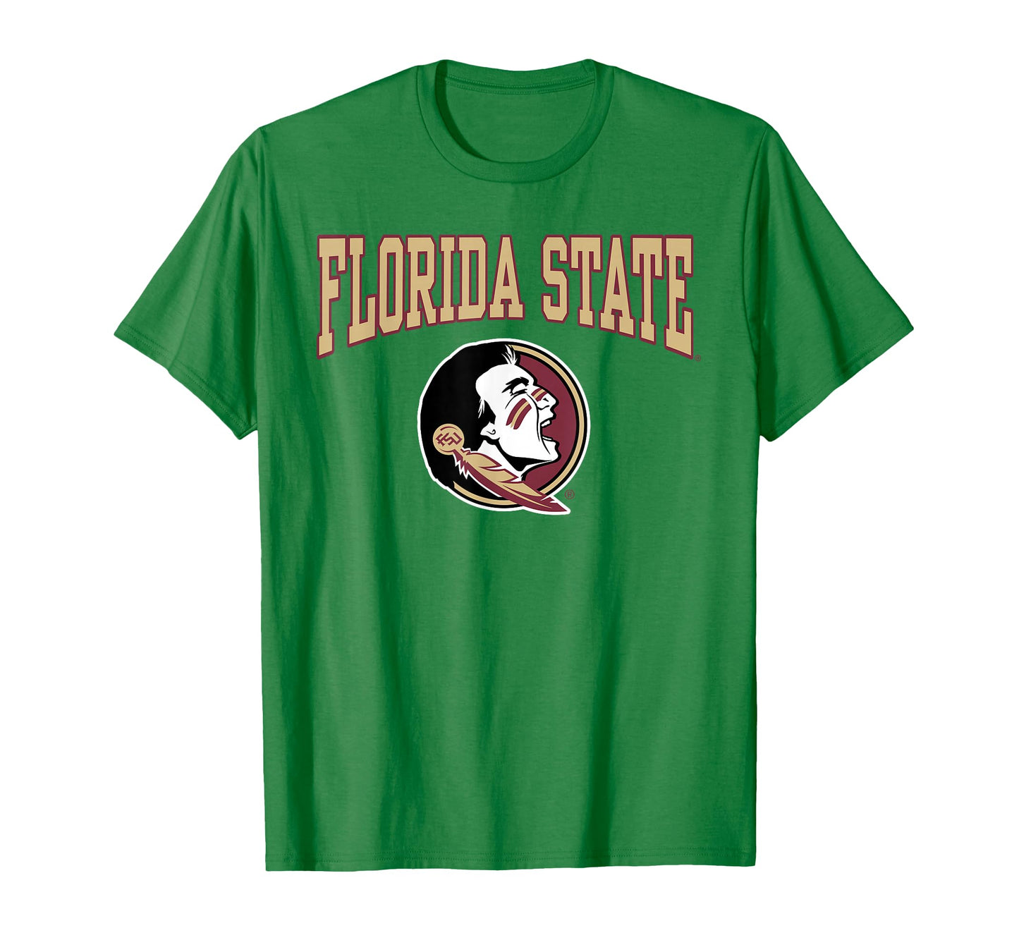 Florida State Seminoles Arch Logo Gray Officially Licensed T-Shirt