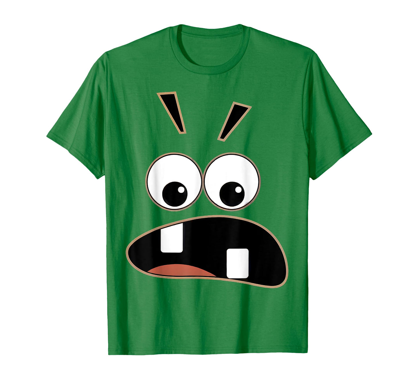 Funny Carrot Creepy Face Halloween costume Kids Men Women T-Shirt