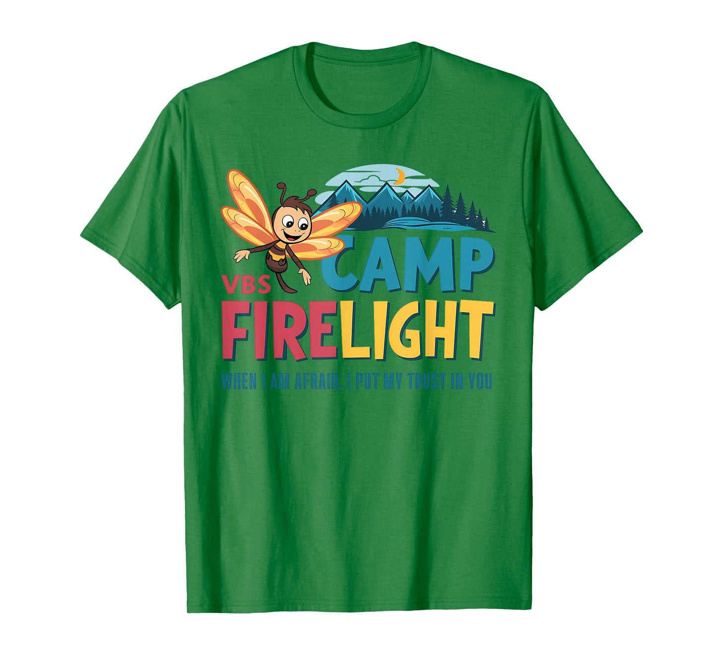 Camp Firelight VBS Camp Vacation Bible School Firework 2025 T-Shirt