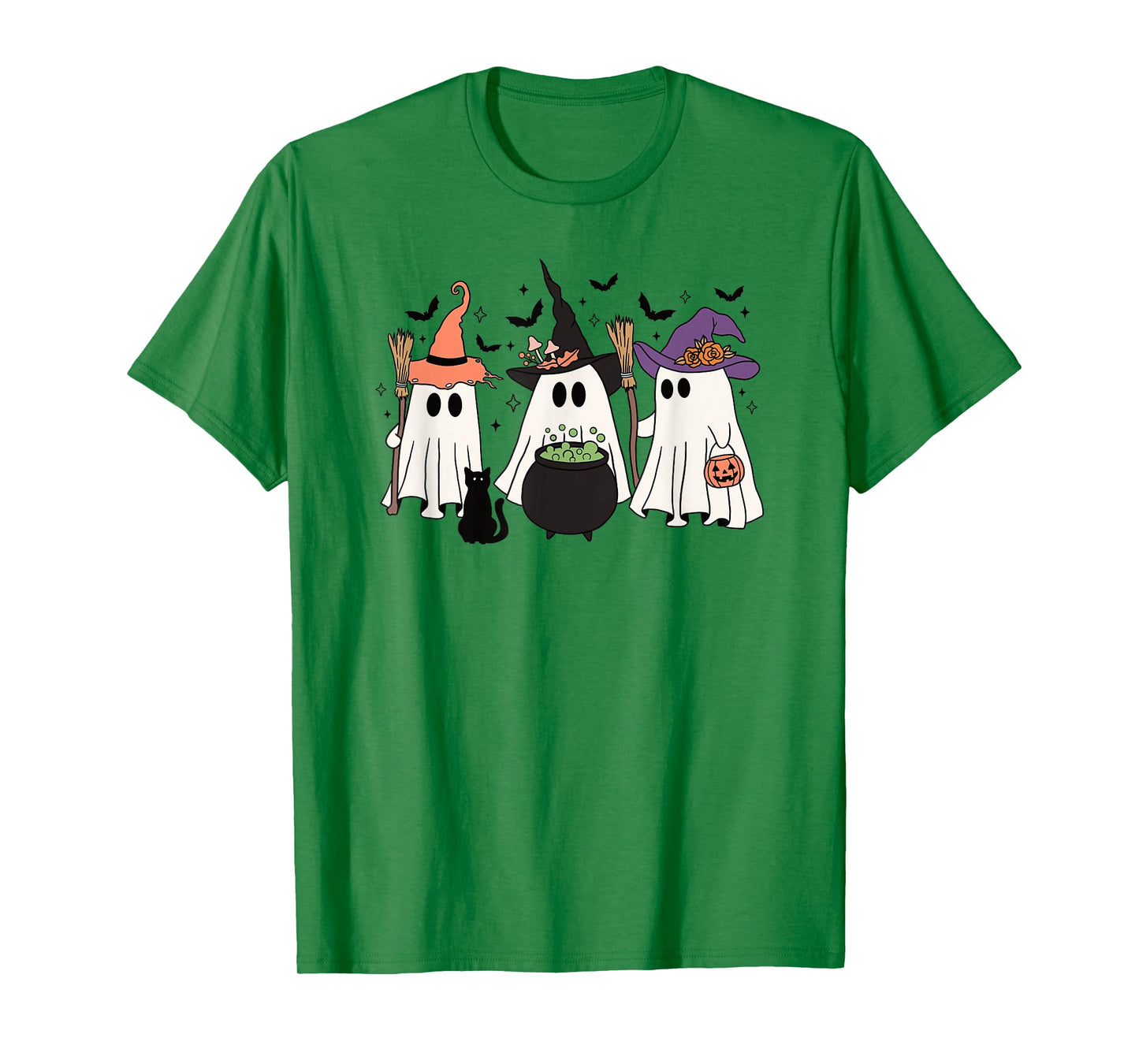 Halloween Witch Ghost Trio T-Shirt