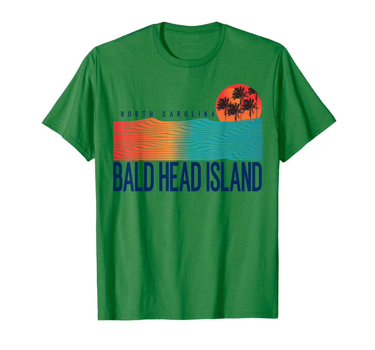 Bald Head Island Beach North Carolina Women Men Surfboarding T-Shirt