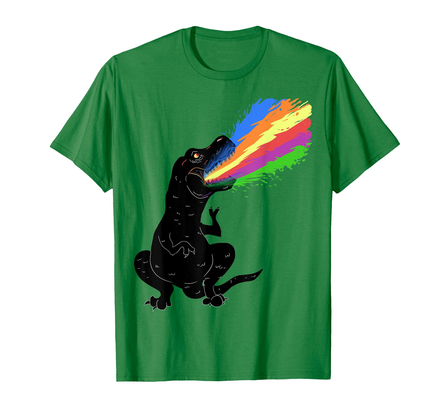 Tyrannosaurus Rex Shooting Rainbow Laser, Dinosaur T-Shirt