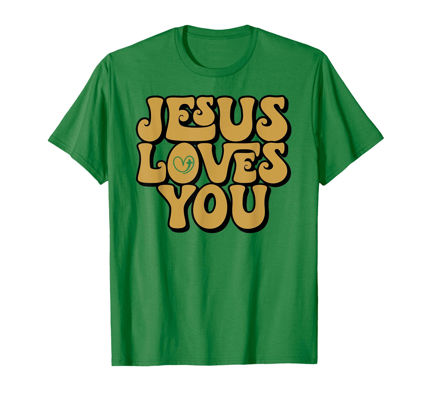 Jesus Loves You Retro Vintage Style Graphic Men Womens T-Shirt
