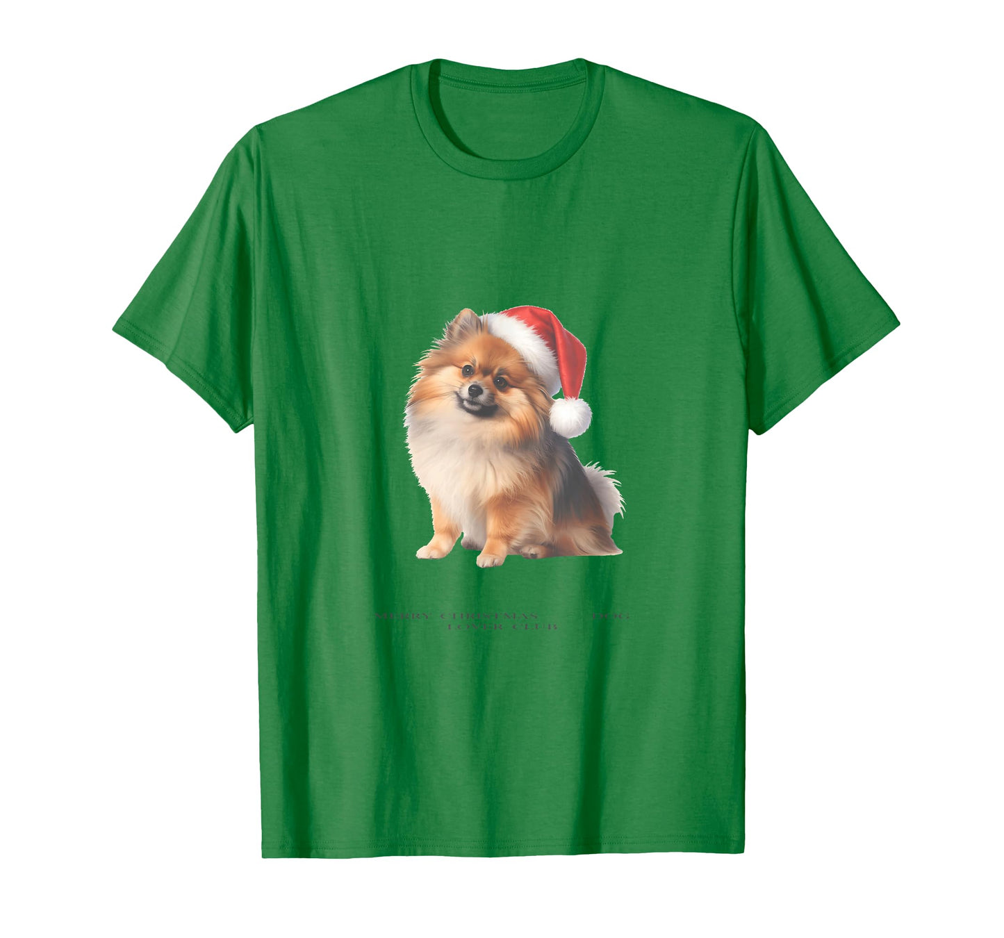Pomeranian Christmas Dog Vintage T-Shirt