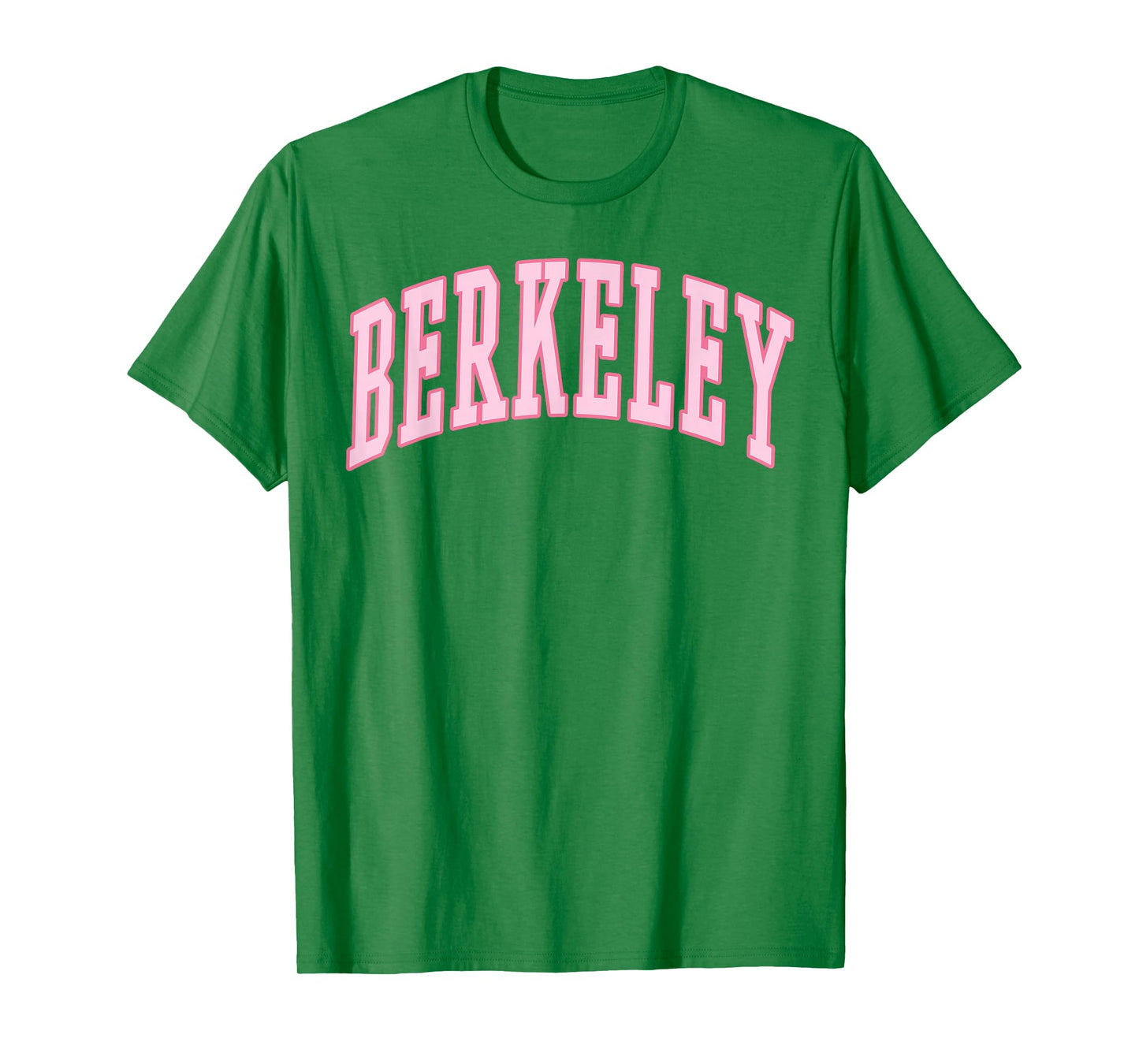 Berkeley Vintage Preppy Varsity Pink Sports T-Shirt
