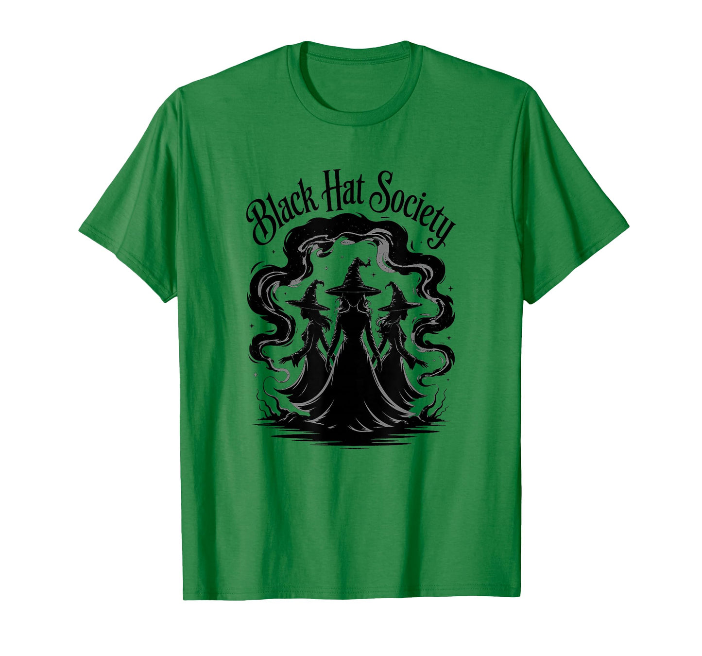 Funny Halloween Witch Black HAT Society T-Shirt