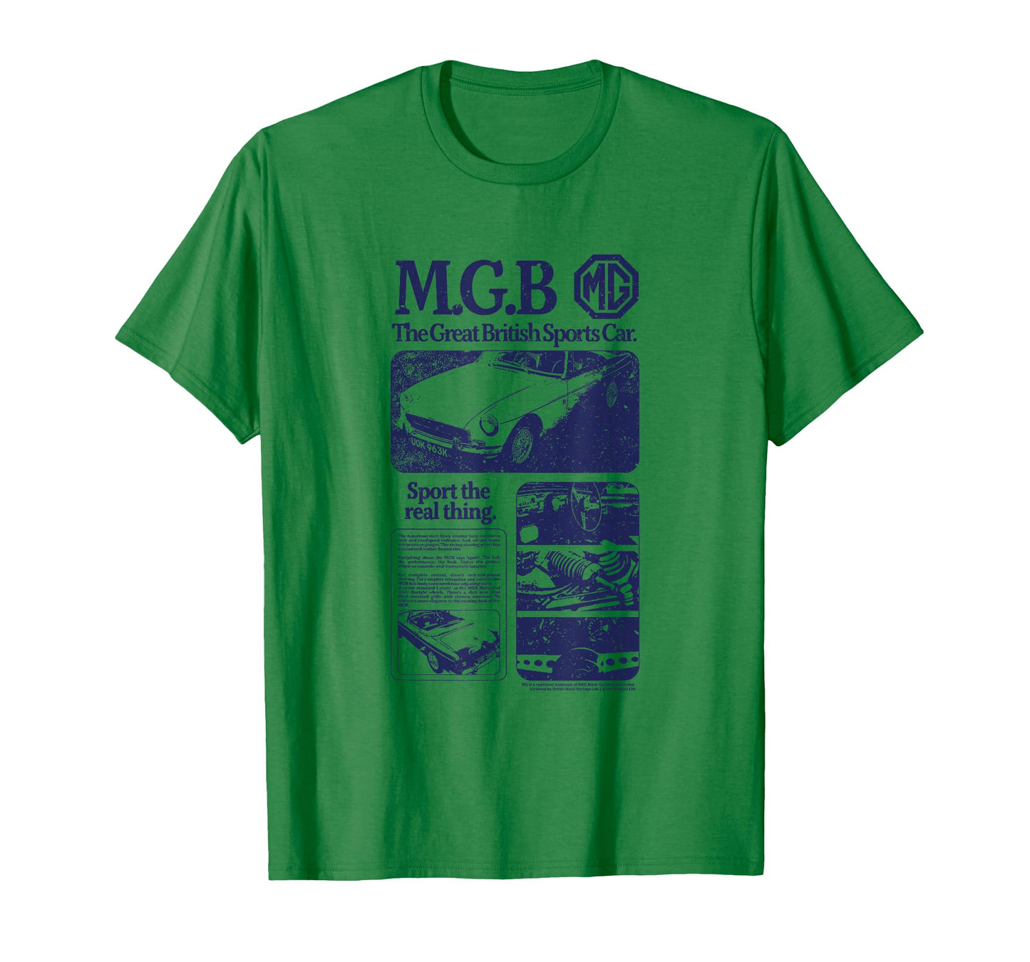 MG MGB Sports Car Promo Ad T-Shirt
