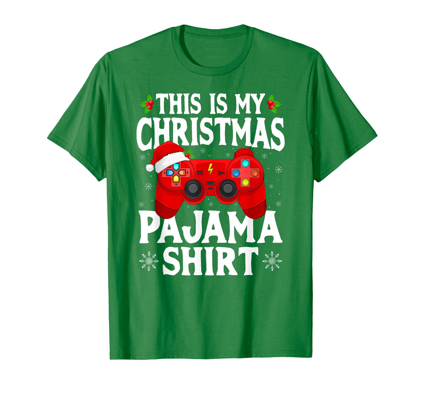This is My Christmas Pajamas Video Game Gamer Boys Kids T-Shirt
