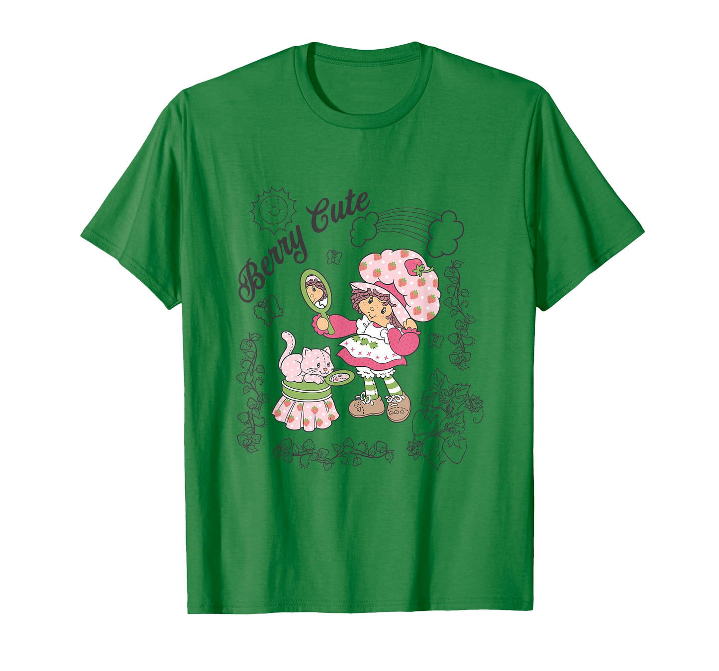 Strawberry Shortcake & Kitty Custard Berry Cute T-Shirt