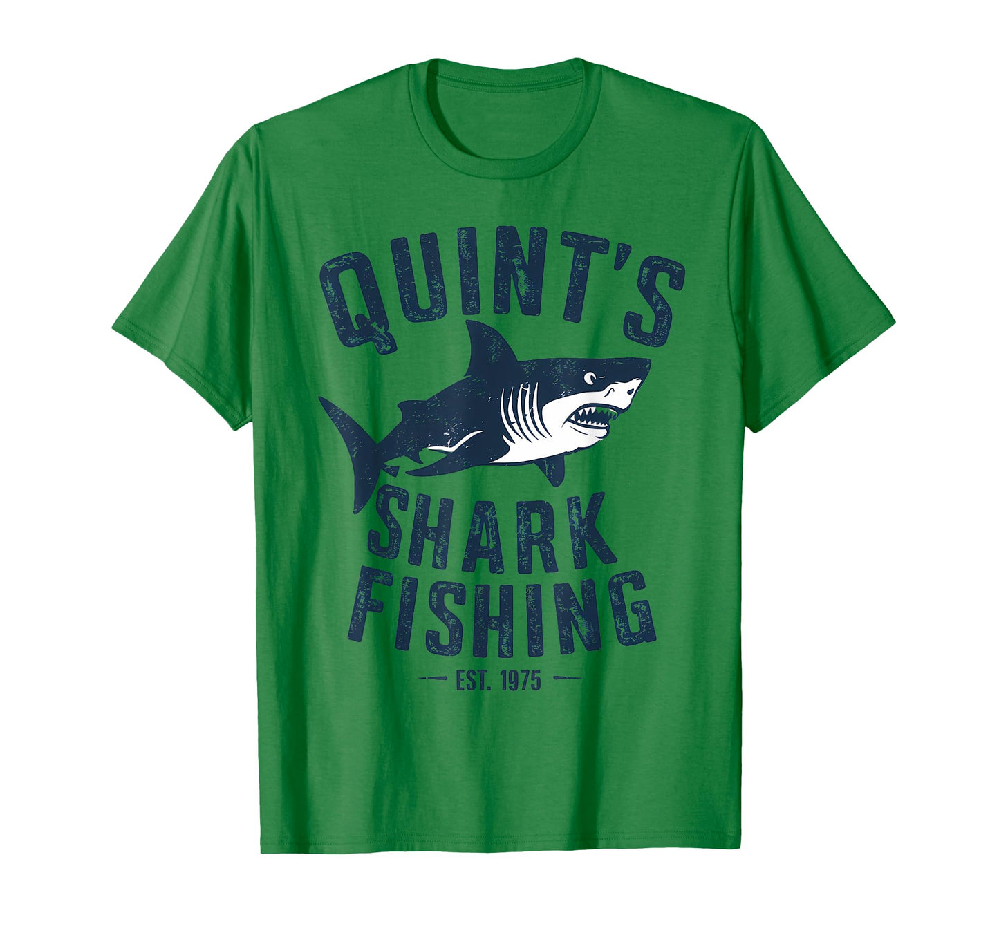 Vintage Quint's Shark Fishing 1975 Retro T-Shirt