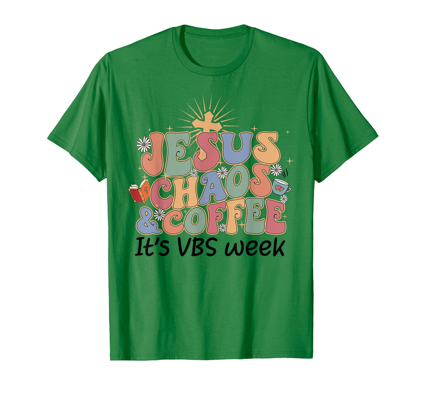 Jesus Chaos and Coffee VBS Crew 2023 T-Shirt