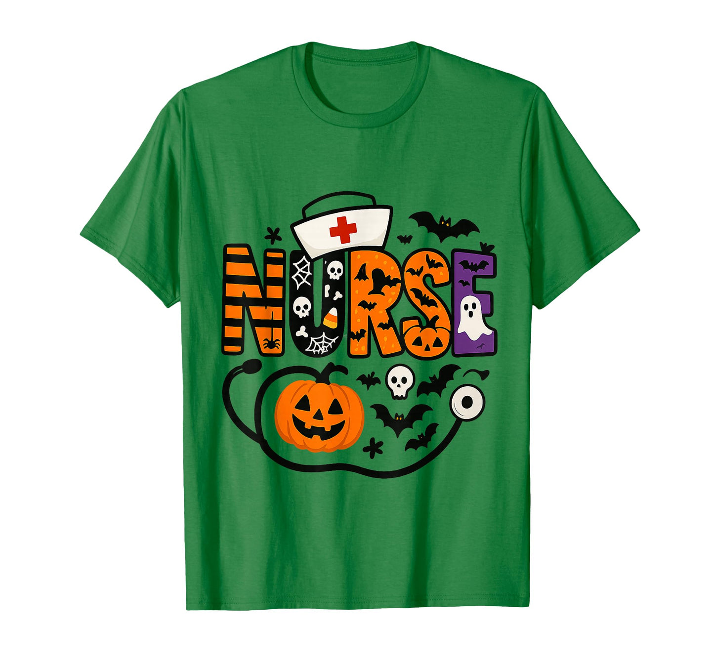 Halloween Nurse Cute Nursing Health Worker Costume Funny T-Shirt
