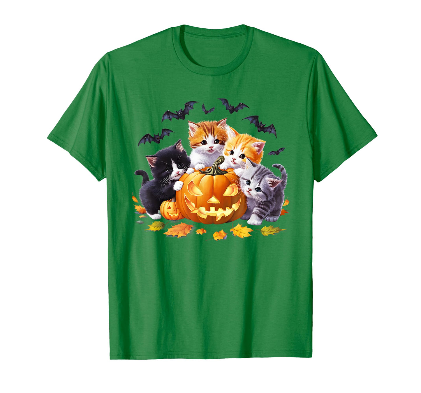 Vintage Cats Pumpkin Halloween cat pumpkin halloween costume Men Women Kids T-Shirt