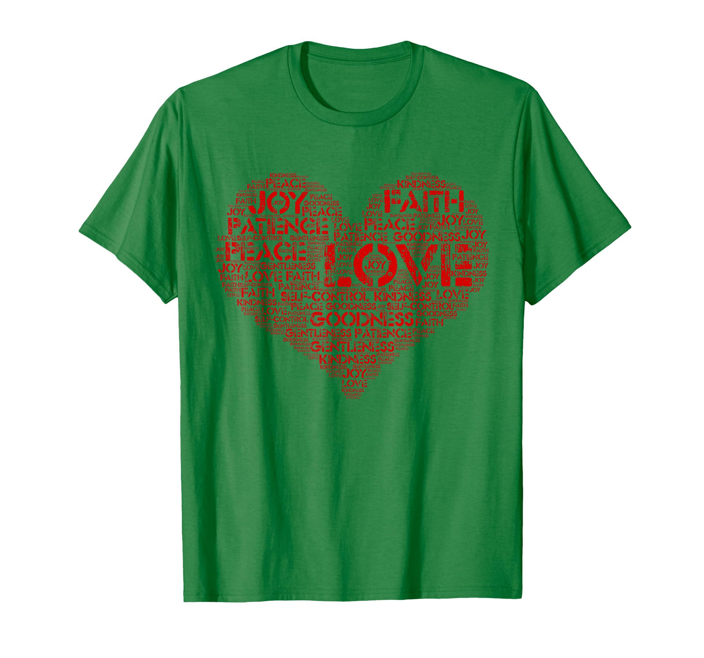 Christian Love Heart, Fruit of the Spirit gift Faith T-Shirt