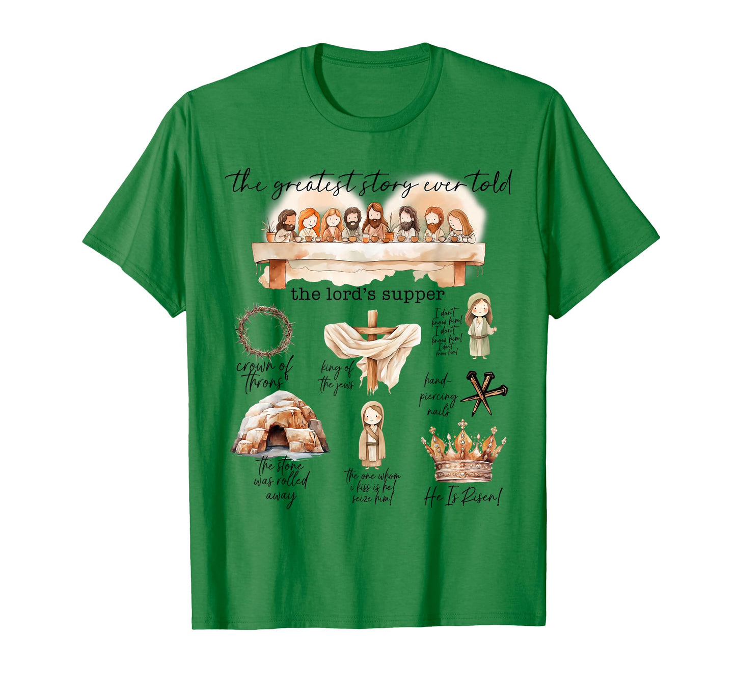 The Greatest Love Story Ever Told Cute Christian Easter Day T-Shirt