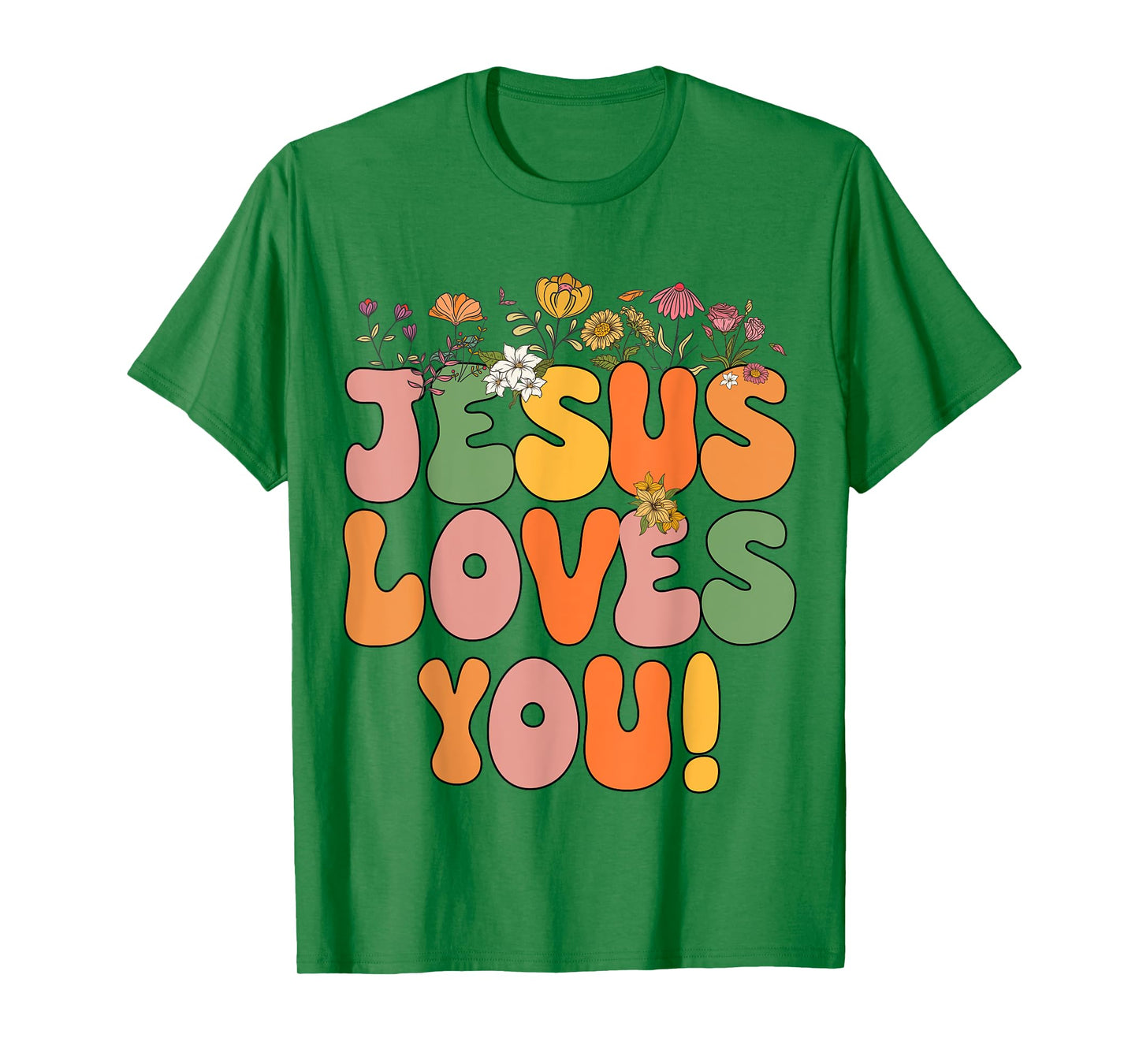 Toddler Jesus Loves You Christian Women Girls I Heart God T-Shirt