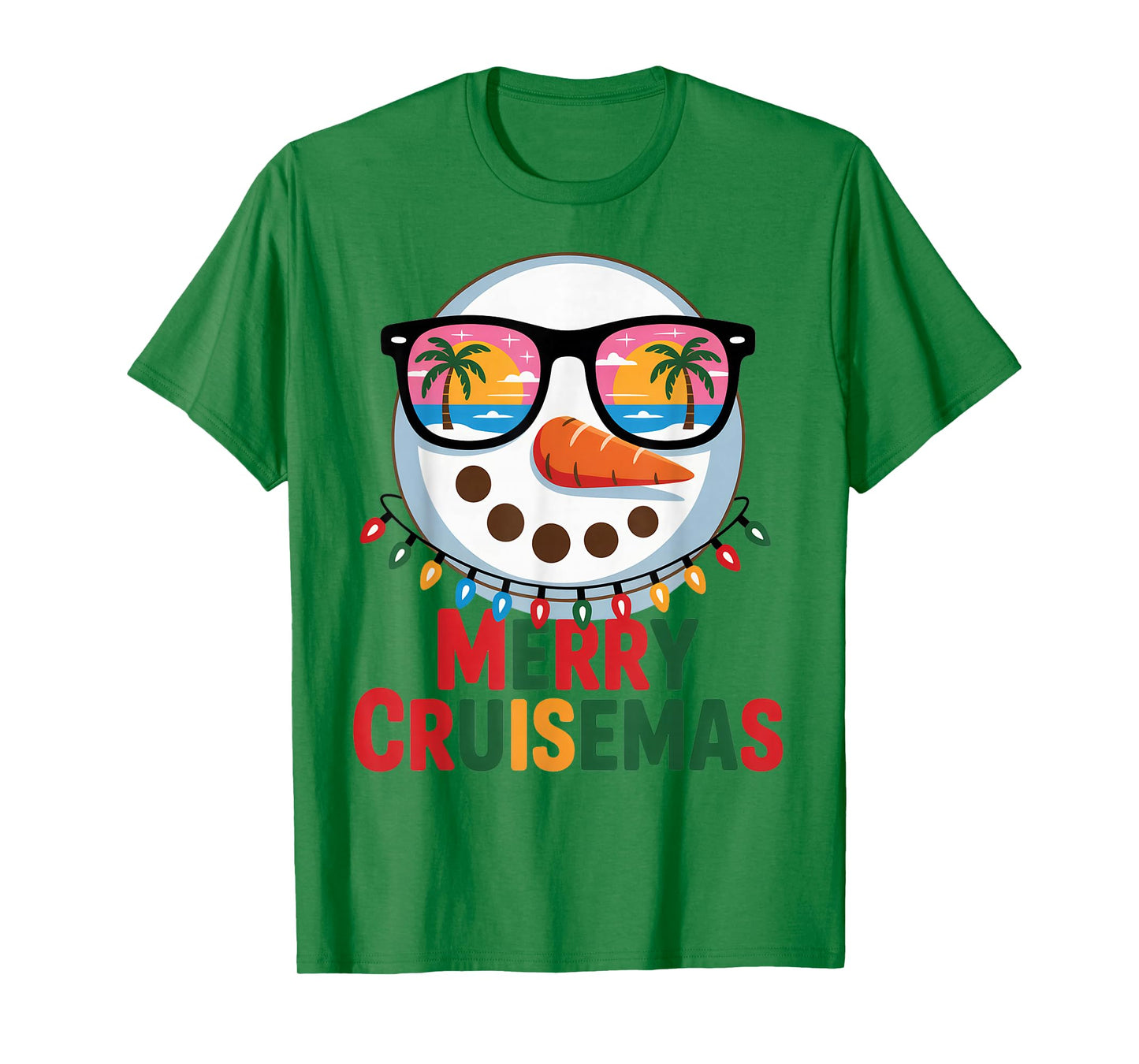 Merry Cruisemas 2025 Christmas Santa Snowman Cruise T-Shirt