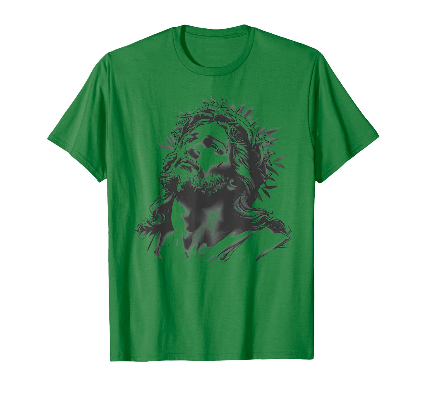 Tattoo Style Jesus Christ Face T-Shirt