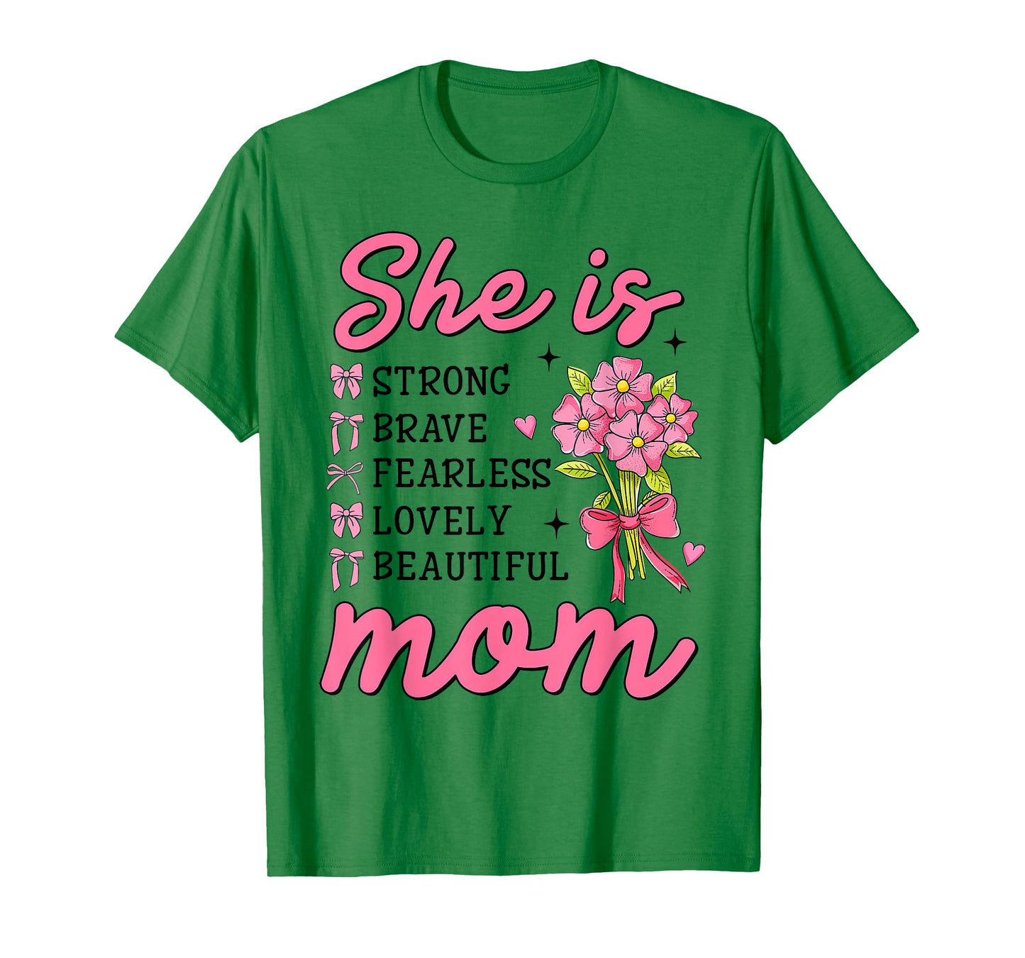 She Is Mom Christian Mother's Day Jesus Mama Religious Women T-Shirt