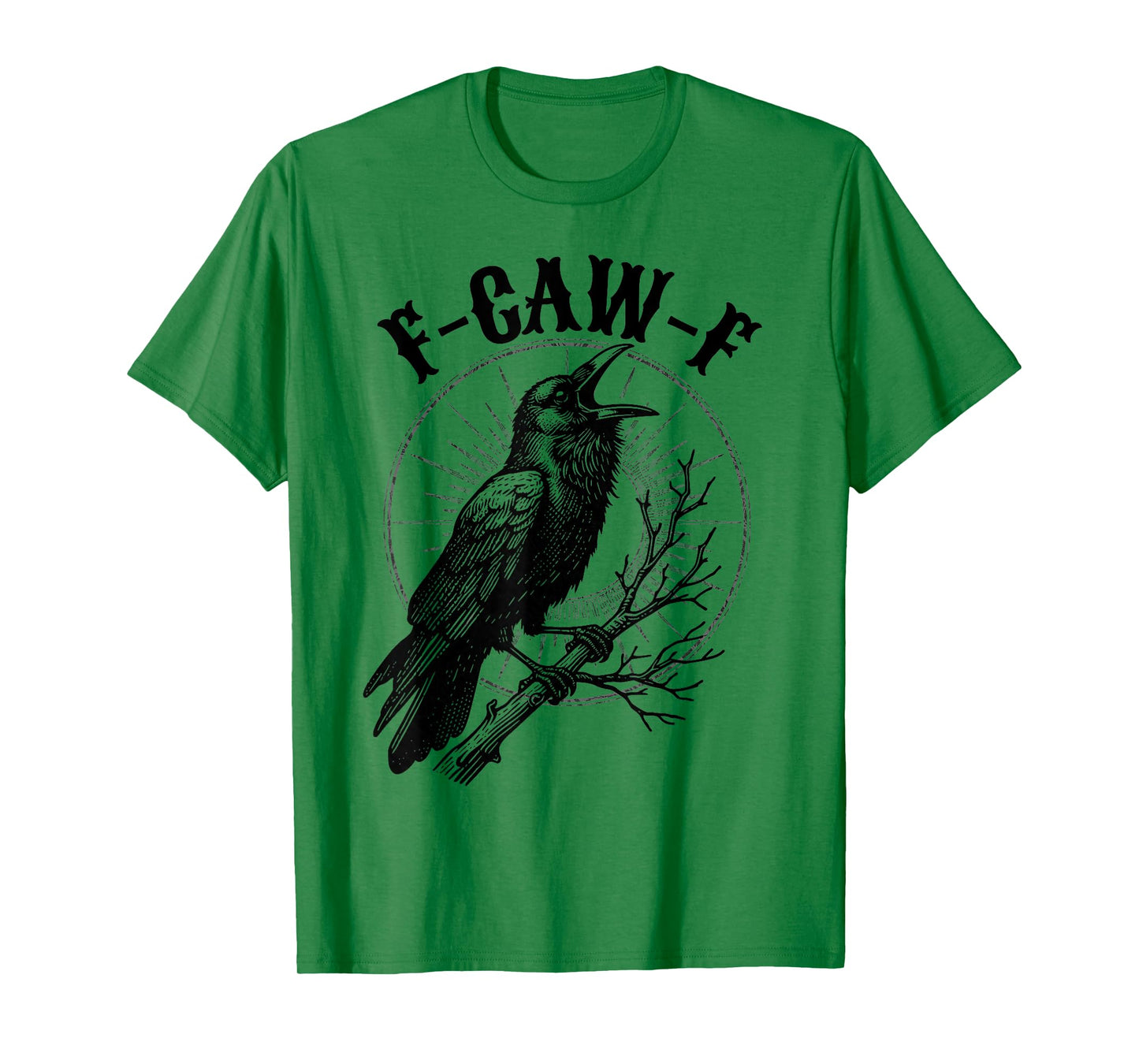 Vintage F-Caw-F Funny Crow Talk T-Shirt