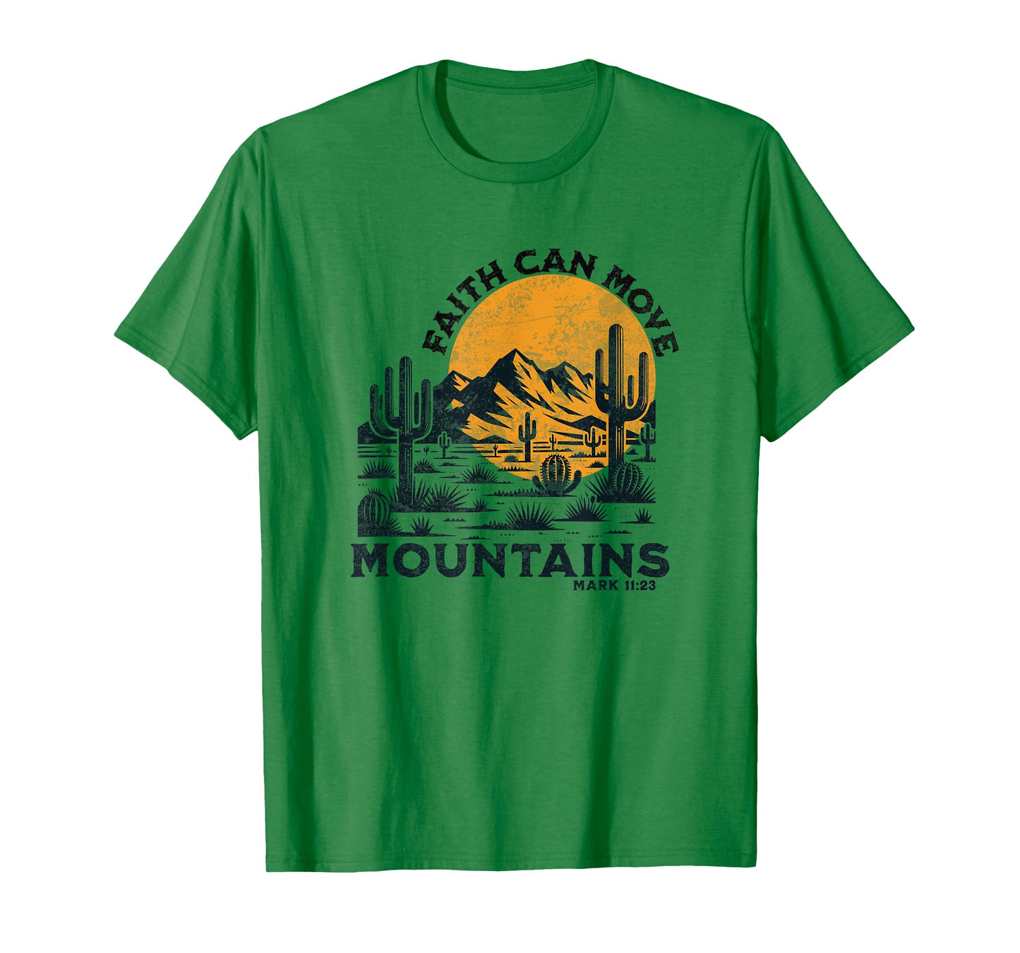Boho Christian Bible Verse Trendy Cactus Desert Jesus Faith T-Shirt
