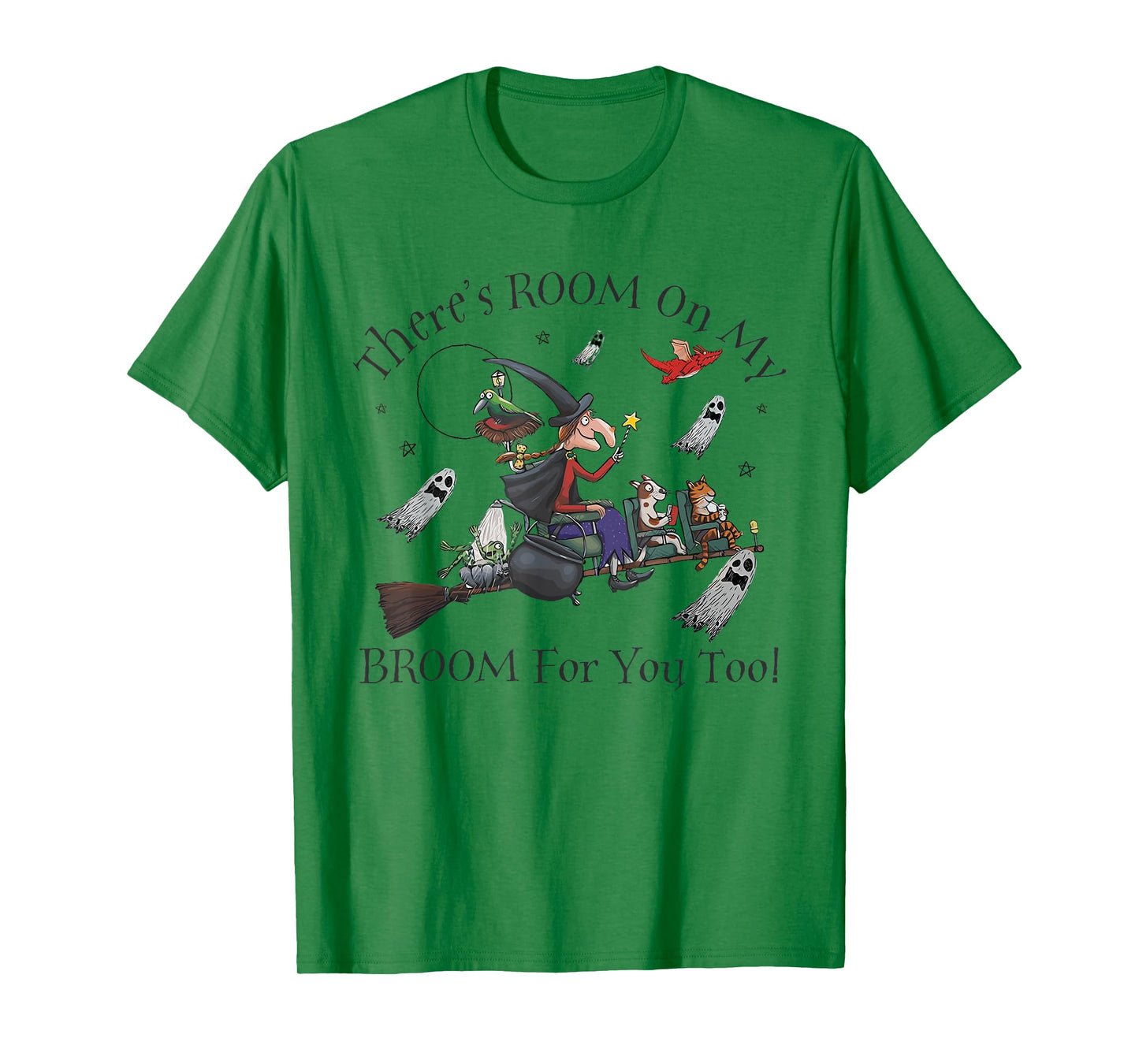 Halloween There's Room On My Broom For You Too Teacher T-Shirt