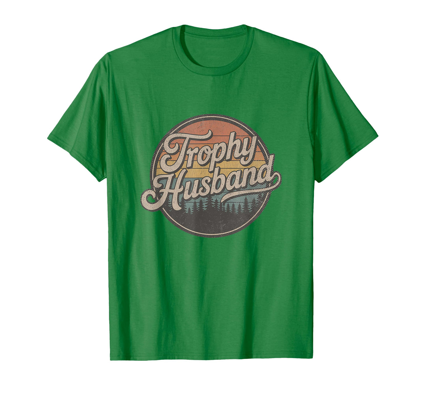 Trophy Husband Vintage Sarcastic Marriage Retro Groom T-Shirt