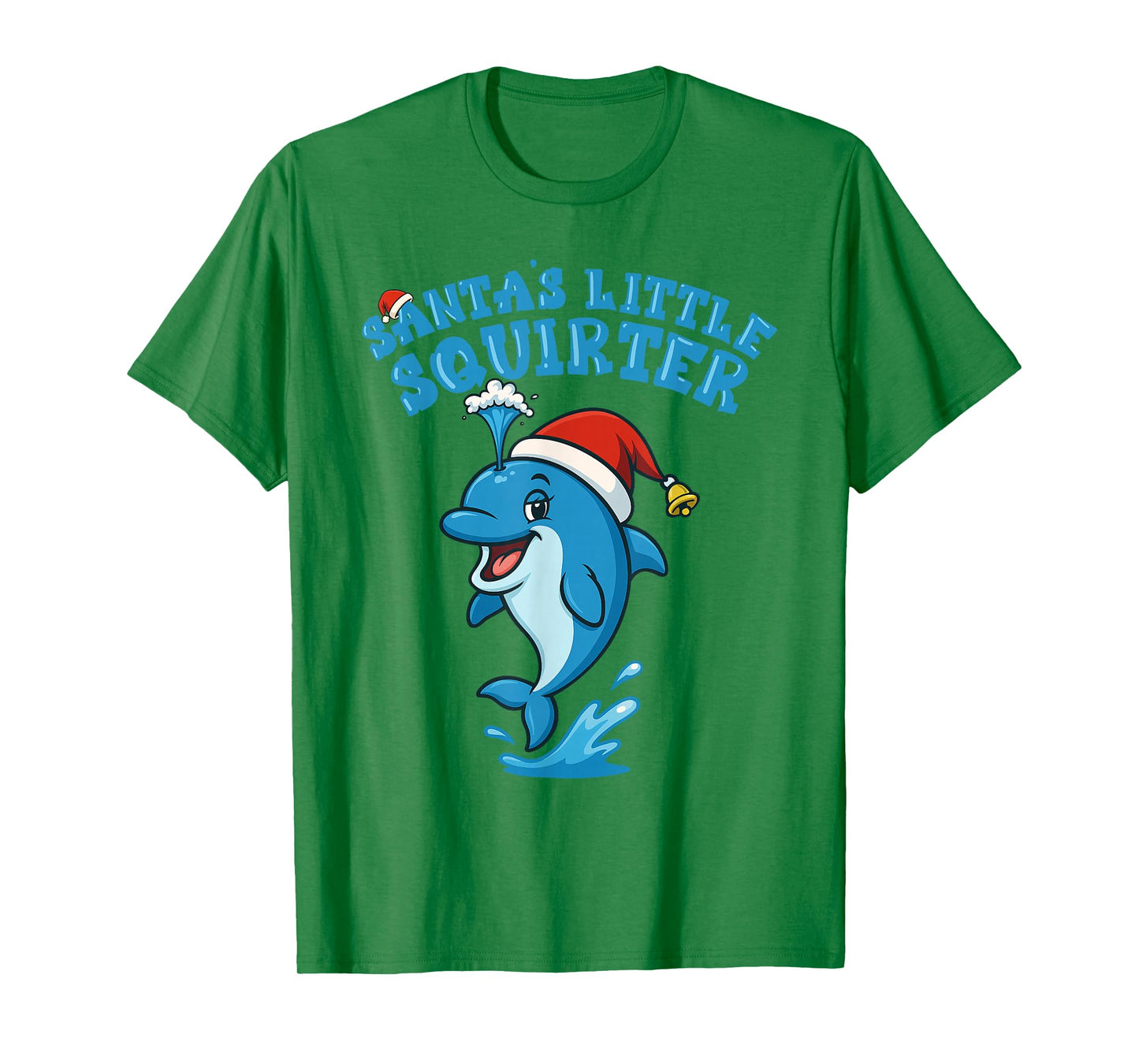Inappropriate Funny Santa's Little Squirter Embarrassing T-Shirt