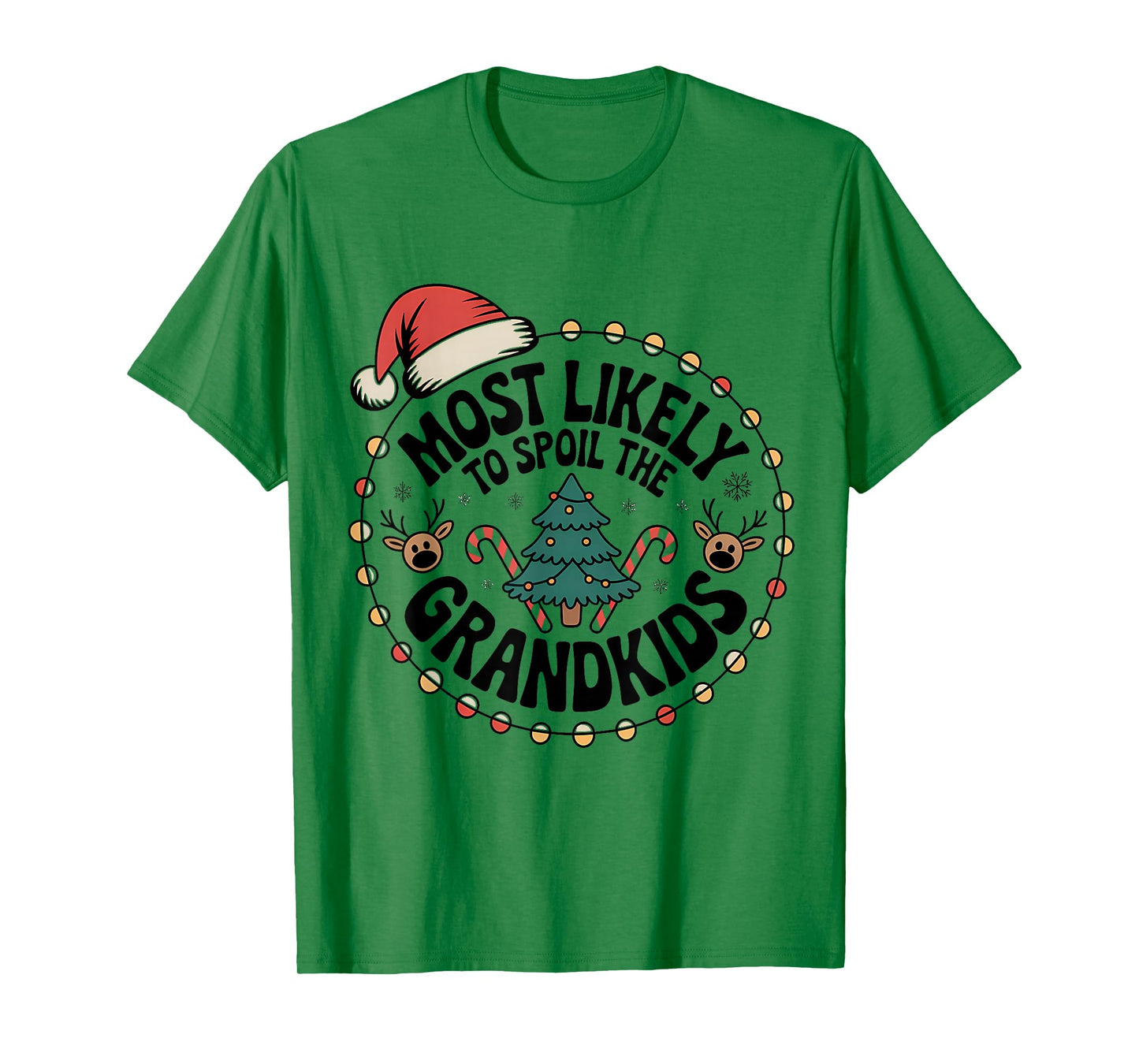 Humoir Most Likely to Spoil The Grandkids Christmas Days Fun T-Shirt