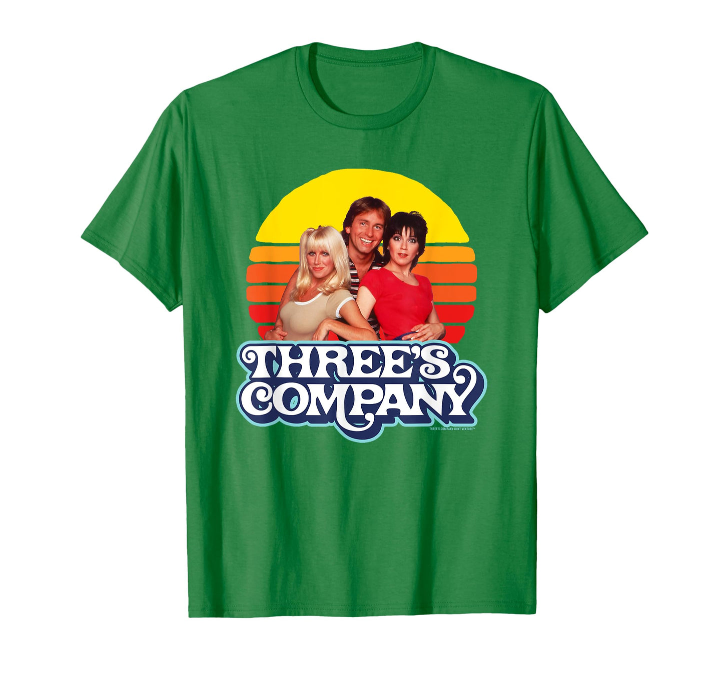 Three's Company Vintage Eighties Sunset Jack Chrissy Janet T-Shirt