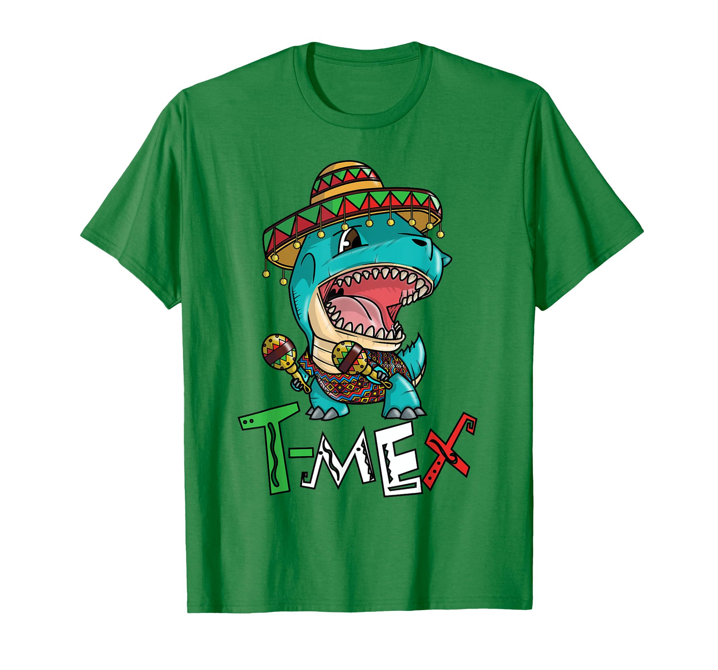 Cinco De Mayo Dinosaur Shirt Mexican Shirts for Boys Funny T-Shirt