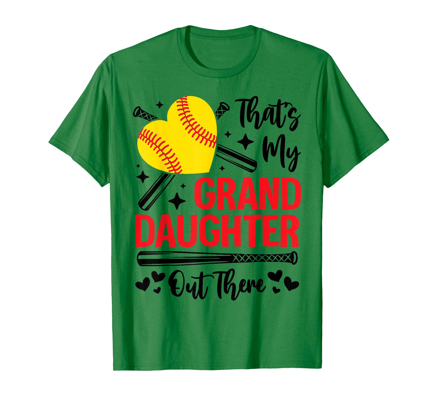 That's My Granddaughter Out There Softball Grandma Grandpa T-Shirt