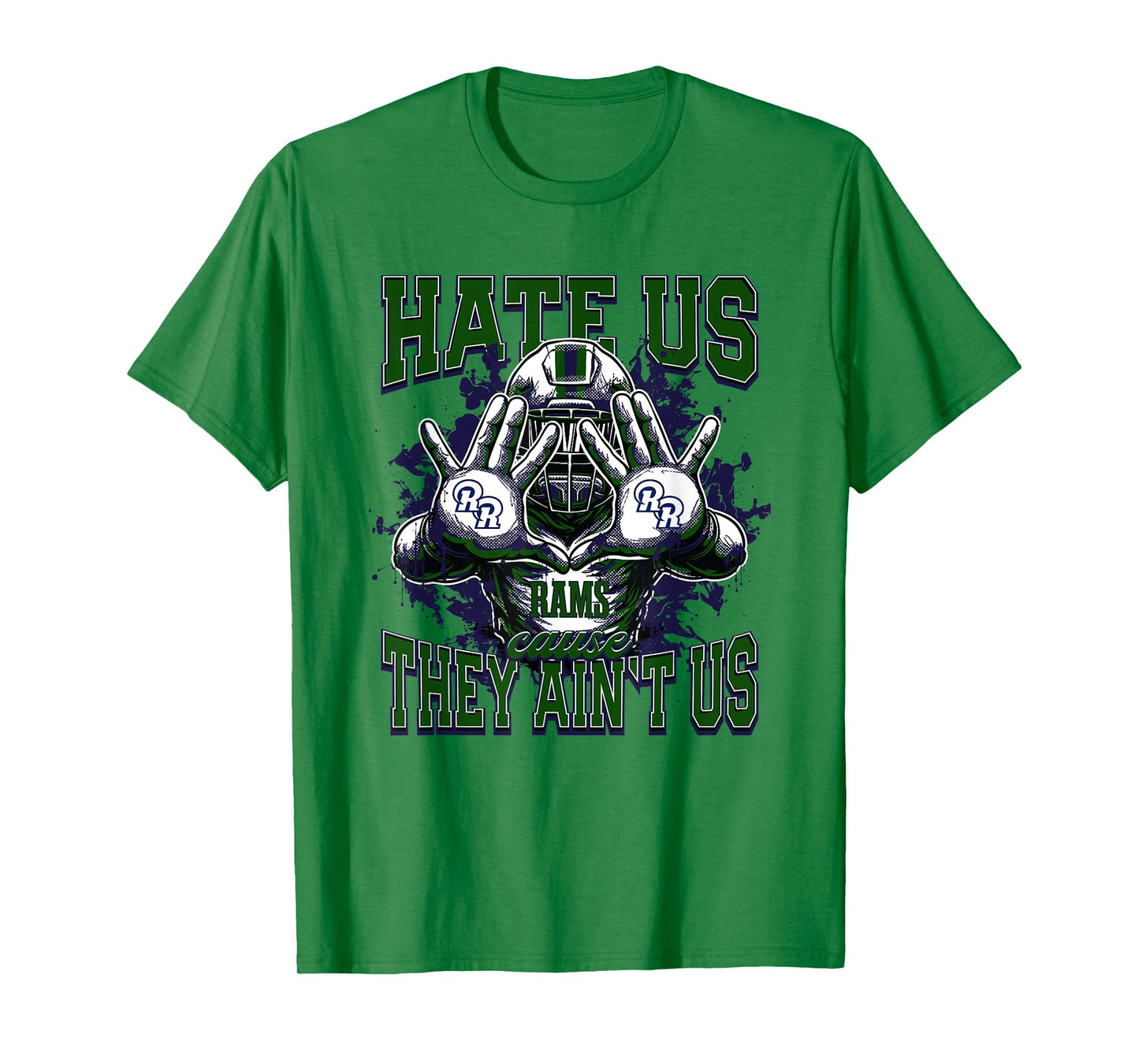 Rio Rancho Rams Logo Hate Us Cause They Ain't HS T-Shirt