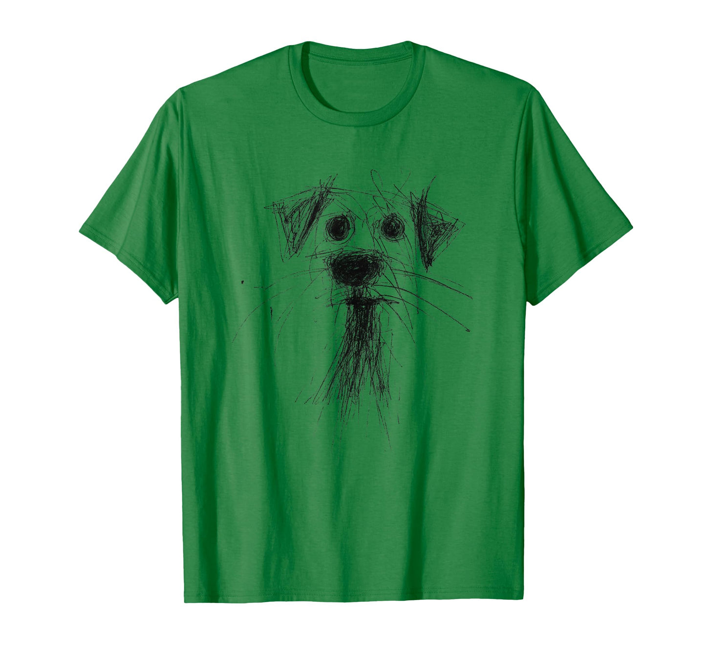 Dog Lover Abstract Scribble Art Cute Puppy Puppy T-Shirt