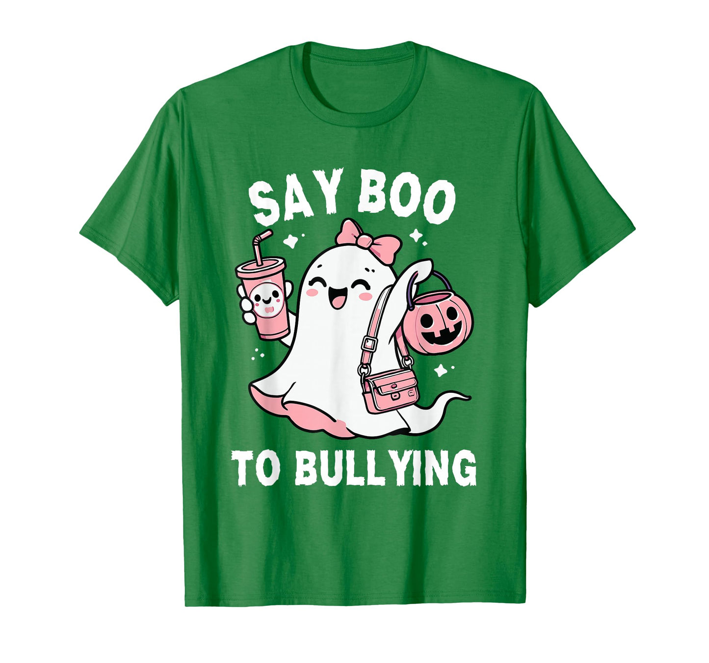 Say Boo To Bullying Orange Anti Bullying Unity Day Halloween T-Shirt