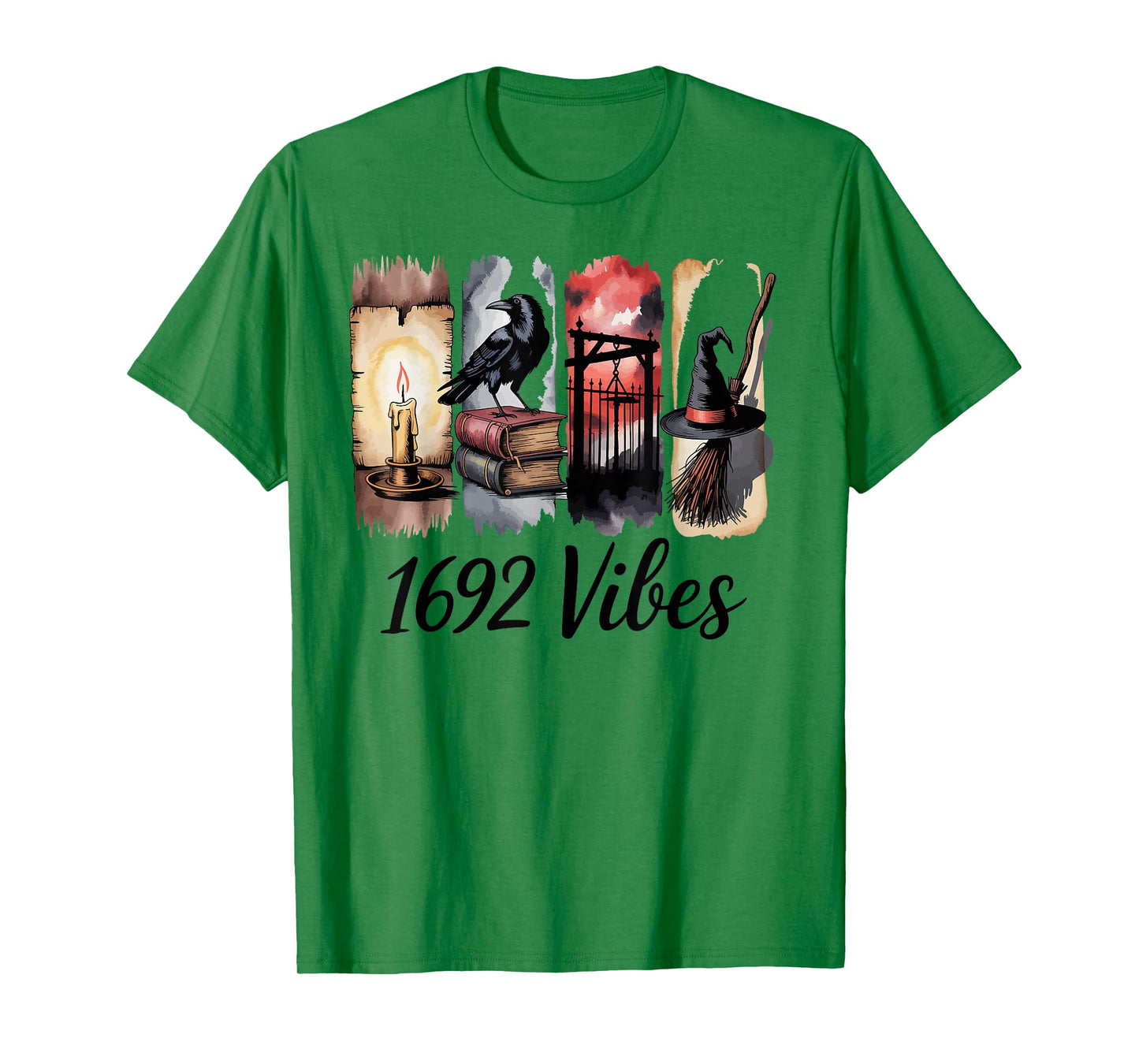 1692 Vibes Salem Witch Trials Historical Gothic T-Shirt