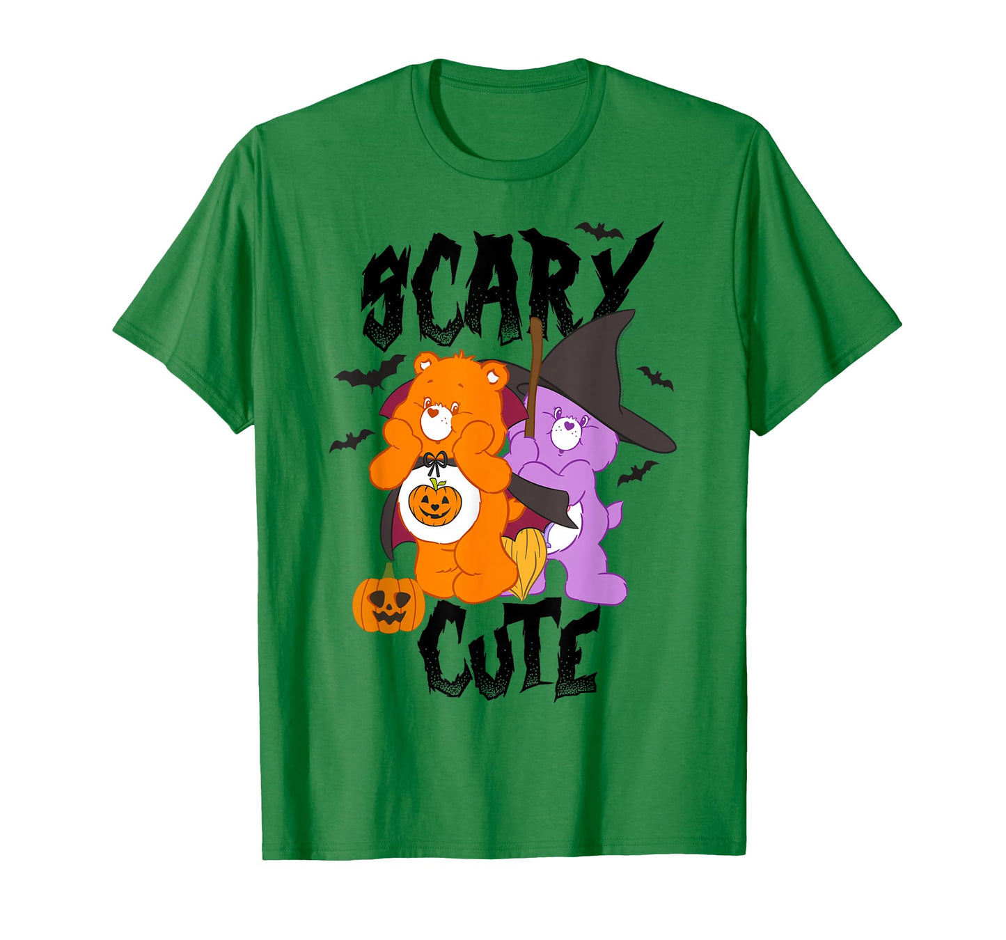 Care Bears Pumpkin And Witch Halloween Duo T-Shirt