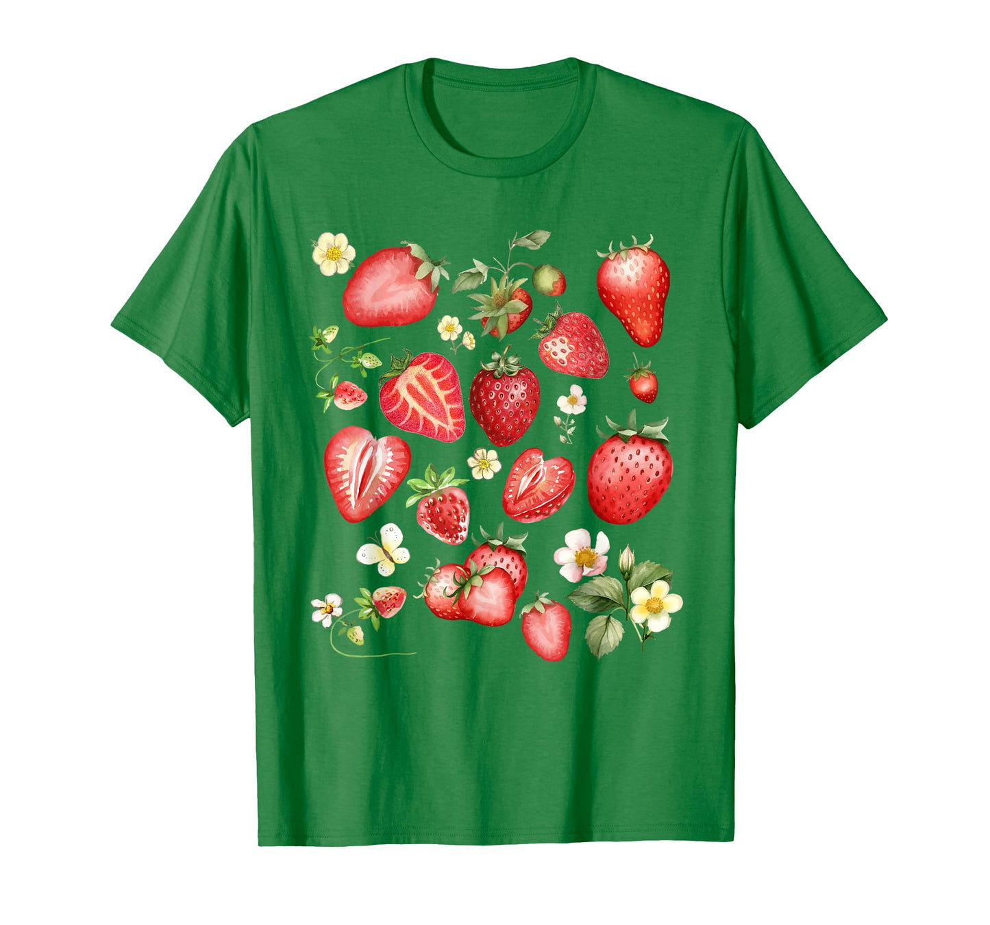 Boho Vintage Strawberry Festival Gift for Berry Fruit Lovers T-Shirt